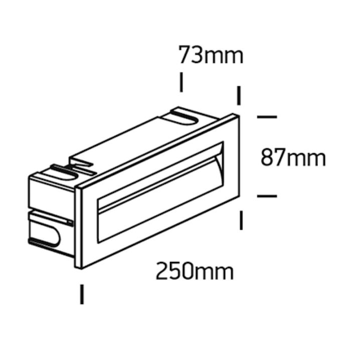INCASSO L LED Wandeinbauleuchte-Luxomo Leuchten