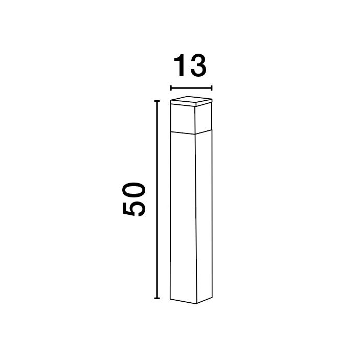 FERRO Pollerleuchte-Luxomo Leuchten