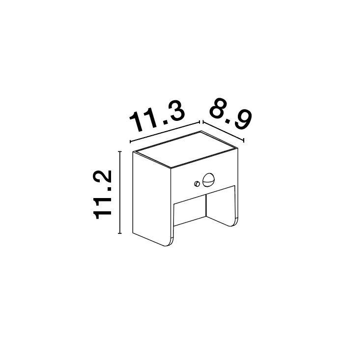 MARTA LED Solar Wandleuchte-Luxomo Leuchten