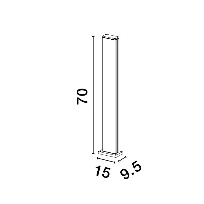 MINOT LED Pollerleuchte-Luxomo Leuchten