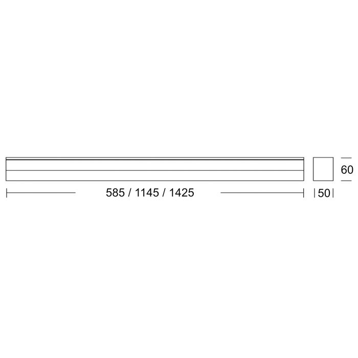 NOVA S LED Wand-/Deckenleuchte-Luxomo Leuchten