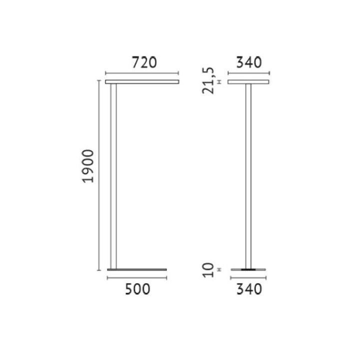 UOL D/I LED Stehleuchte-Luxomo Leuchten