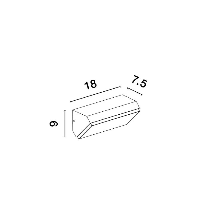 ZENON LED Außen-Wandleuchte-Luxomo Leuchten