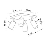RING 4 Deckenleuchte