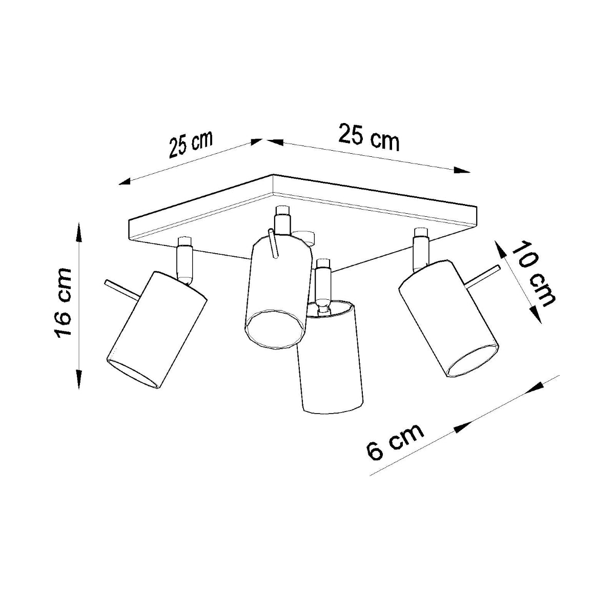 RING 4 Deckenleuchte