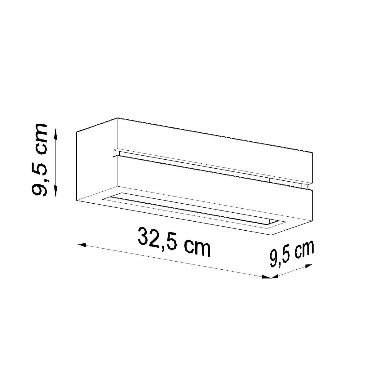 VEGA LINE Wandleuchte Keramik