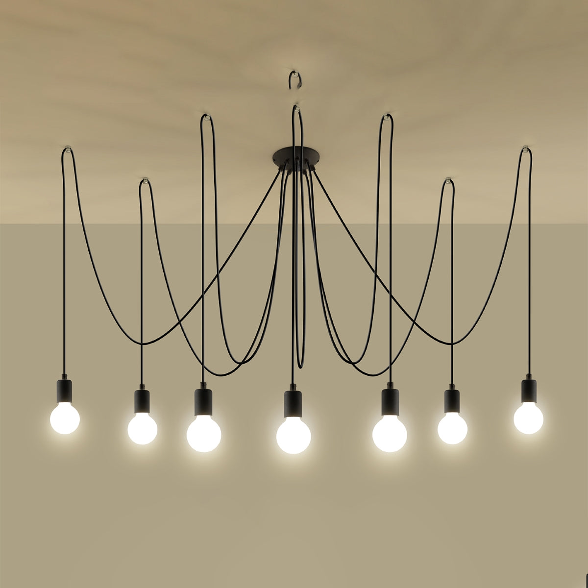 EDISON 7 Kronleuchter