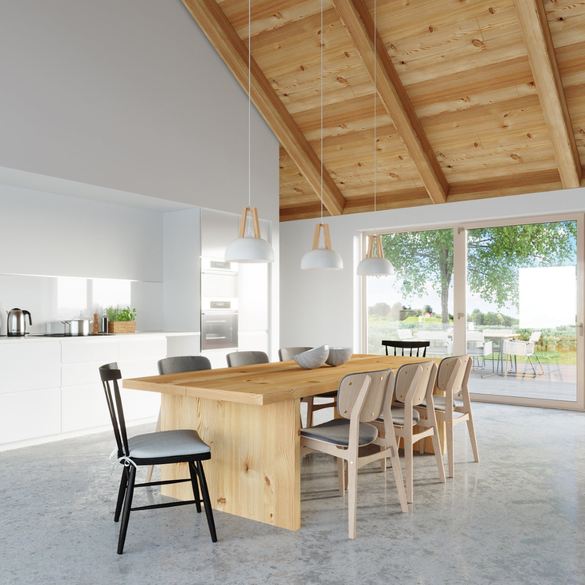 CASCO Holz Hängelampe