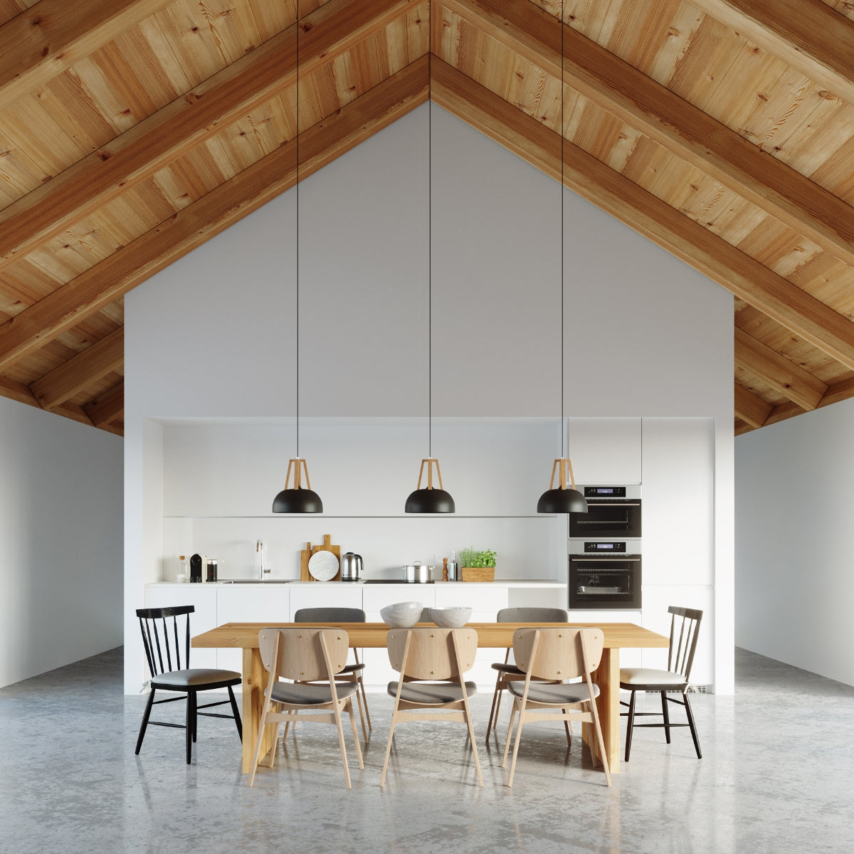 CASCO Holz Pendelleuchte