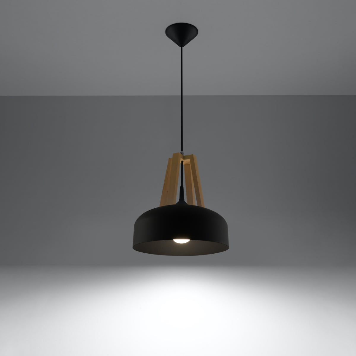 CASCO Holz Pendelleuchte
