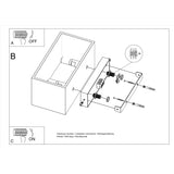 QUAD MAXI Wandleuchte