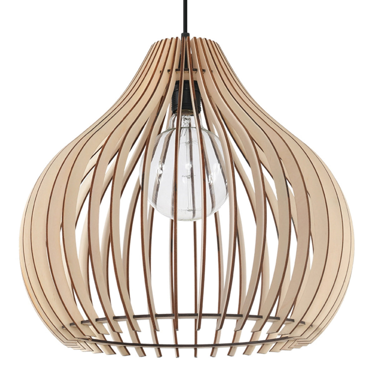 APRILLA Holz Hängeleuchte