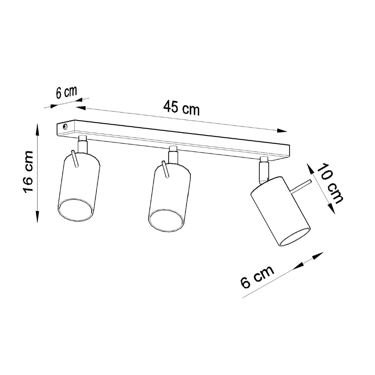 RING 3 Deckenleuchte