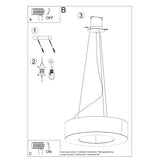 SATURNO SLIM 70 Kronleuchter