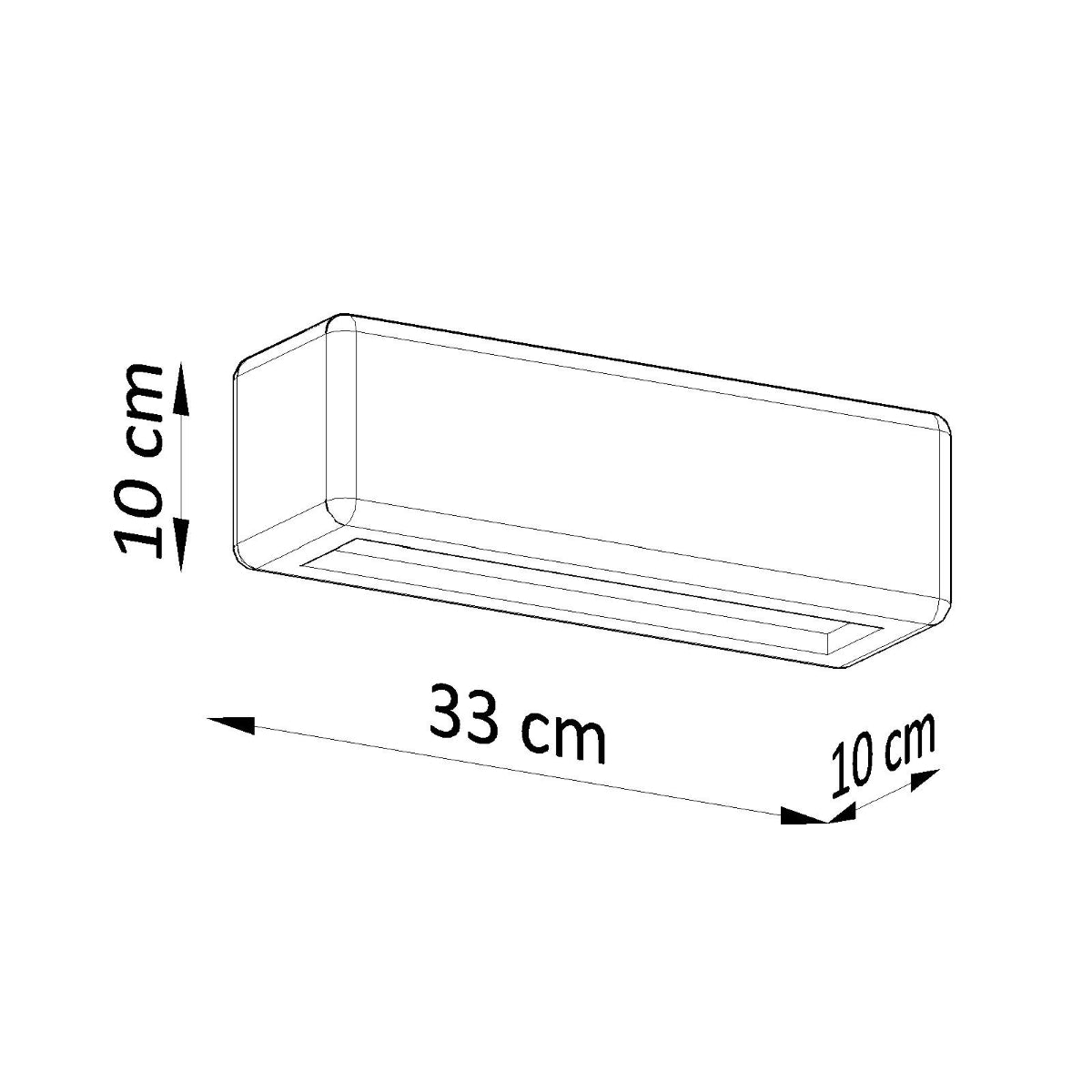 SUBANI Wandleuchte Keramik