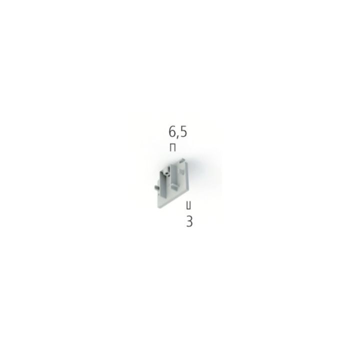 Endkappe 3 Phasen-Aufbauschiene