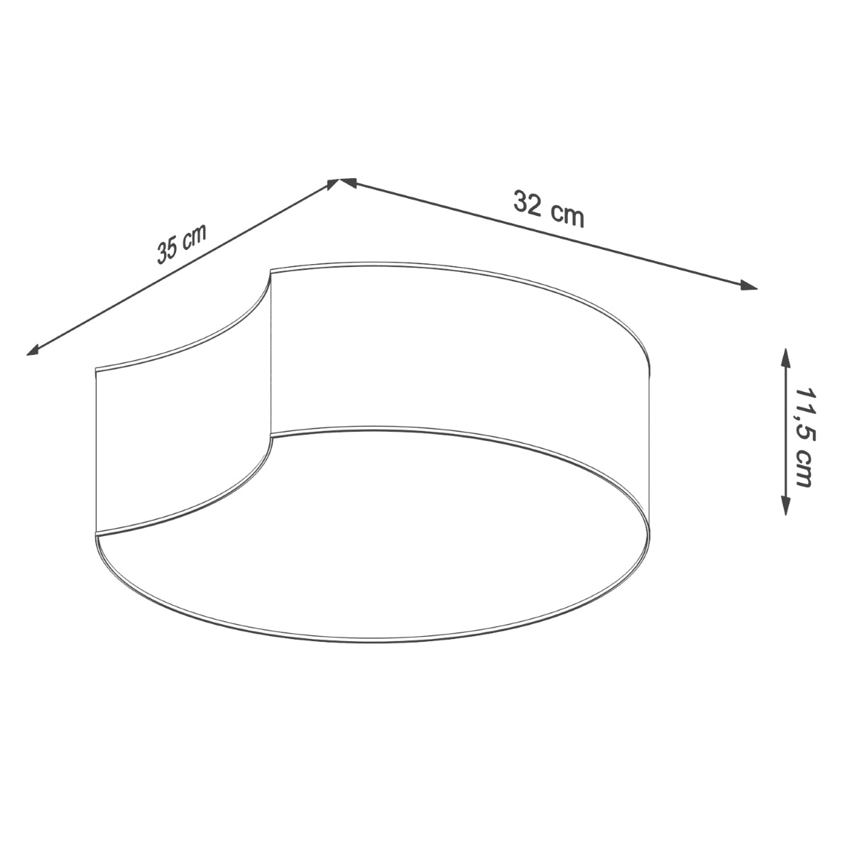 CIRCLE 1 Deckenleuchte