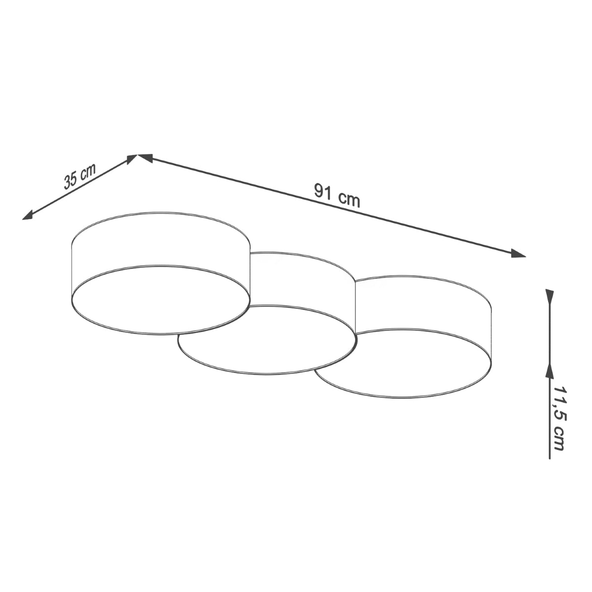 CIRCLE 3A Deckenleuchte