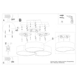 CIRCLE 3B Deckenleuchte