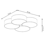 CIRCLE 4 Deckenleuchte