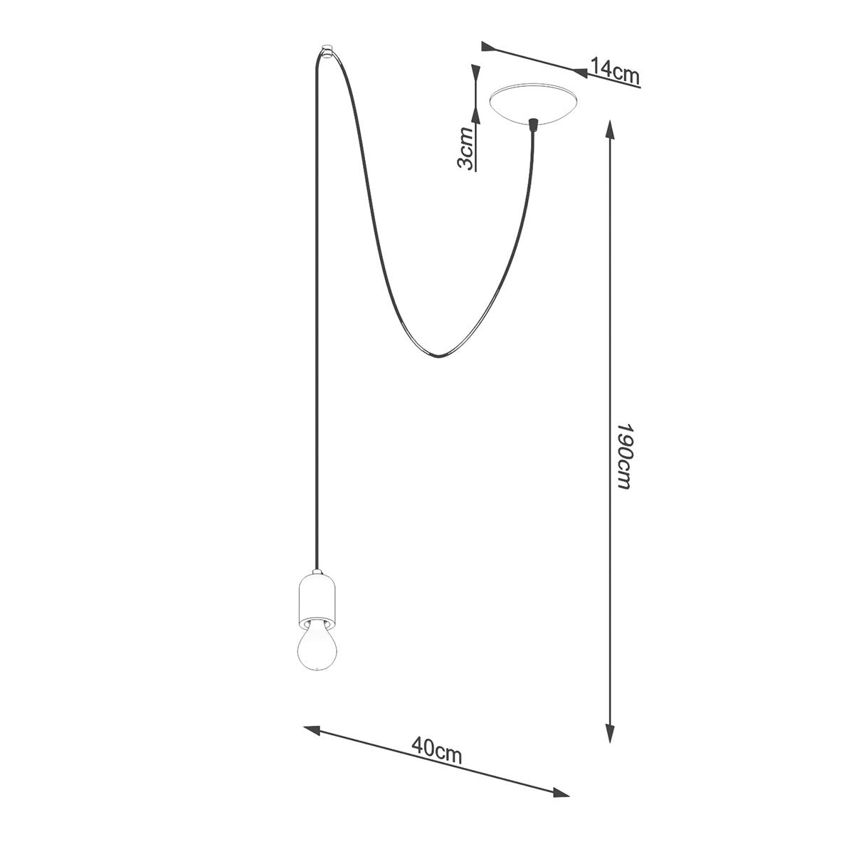 NESO 1 LONG Pendelleuchte
