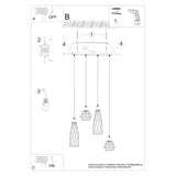 SUBA 4L Pendelleuchte