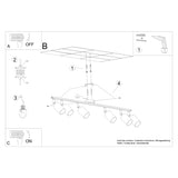 LEMMI 6L Deckenleuchte