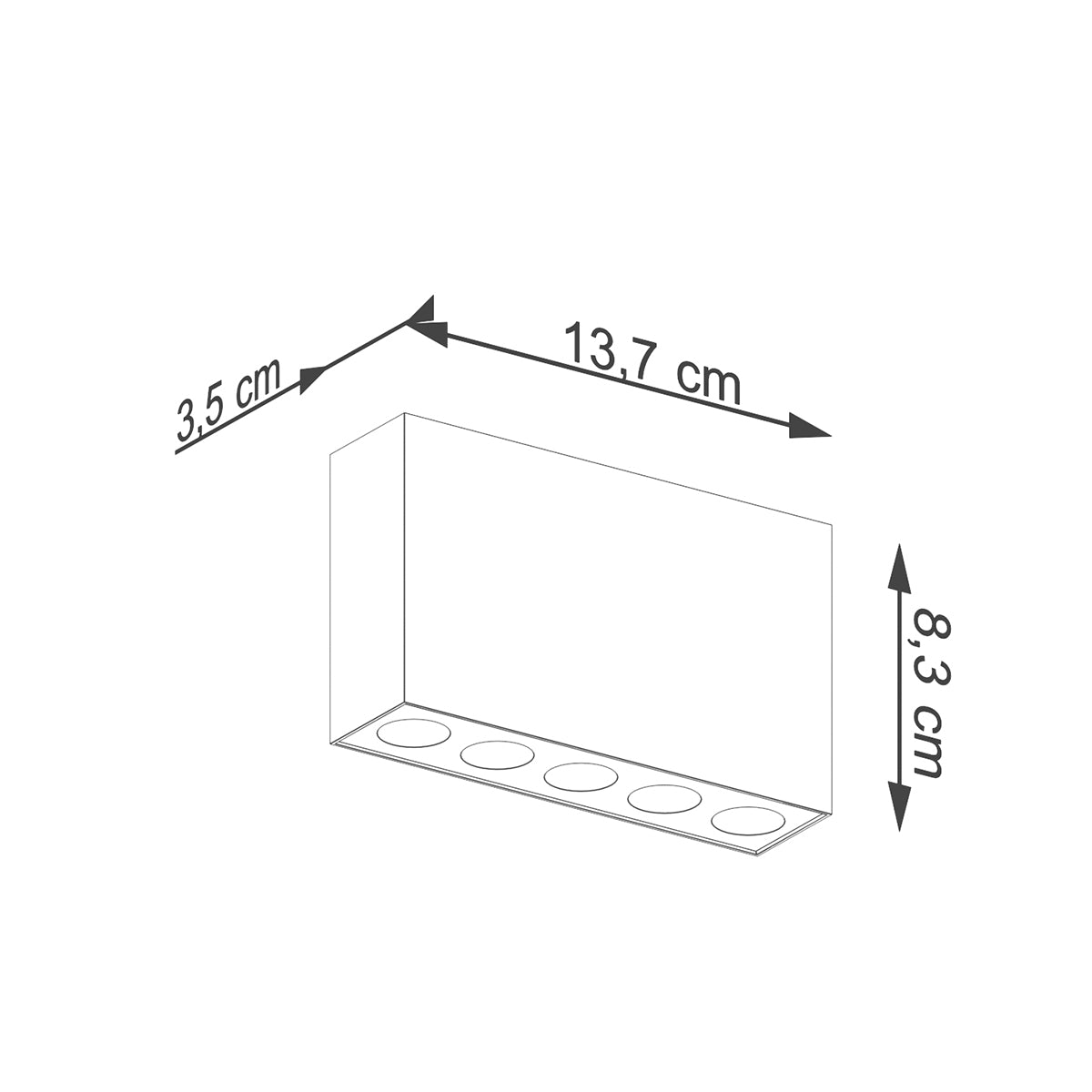 SOLE LED Deckenleuchte