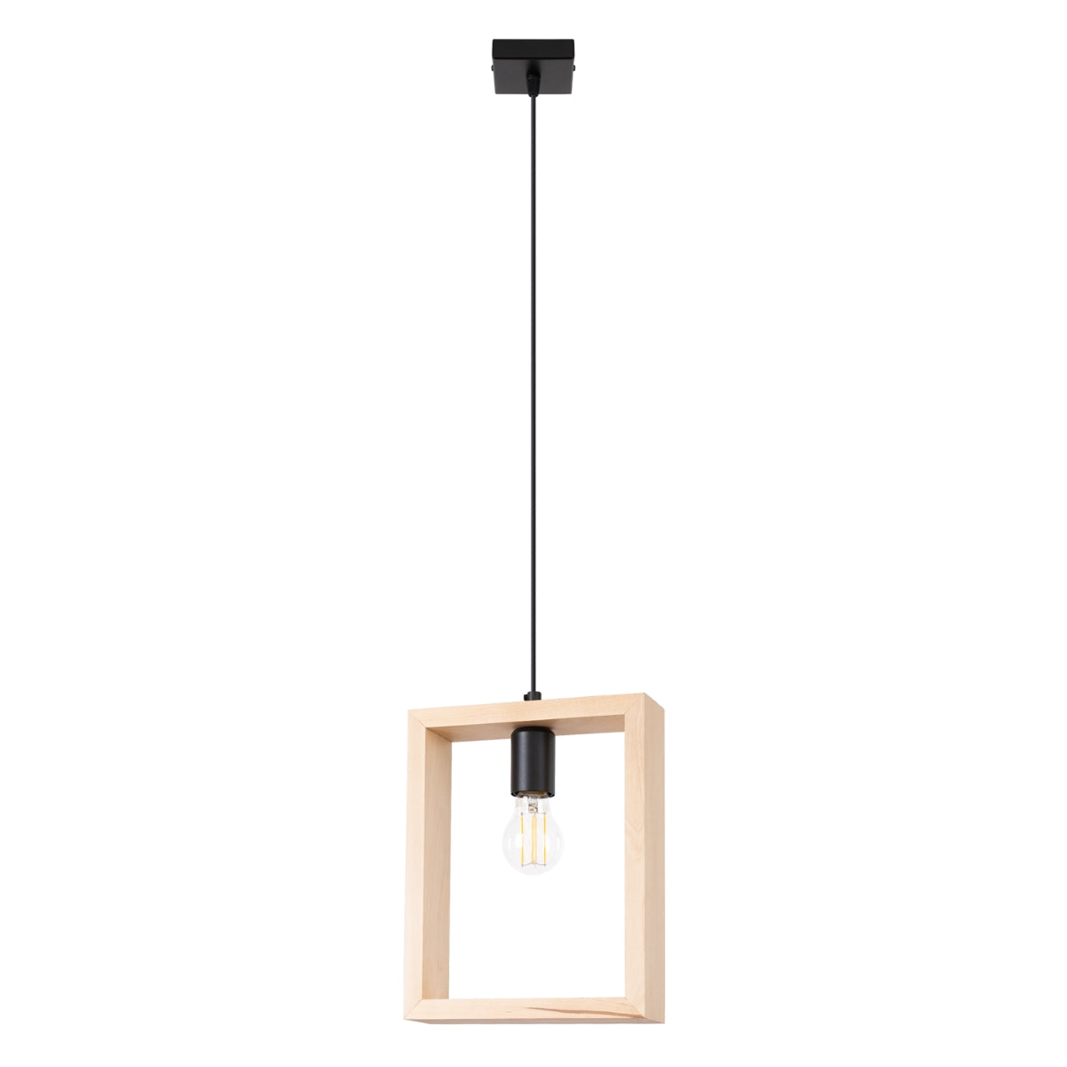 ARIES Naturholz Pendelleuchte