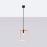 ARIES Naturholz Pendelleuchte