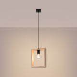ARIES Naturholz Pendelleuchte