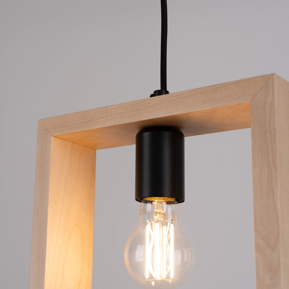ARIES Naturholz Pendelleuchte