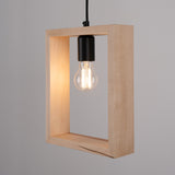 ARIES Naturholz Pendelleuchte