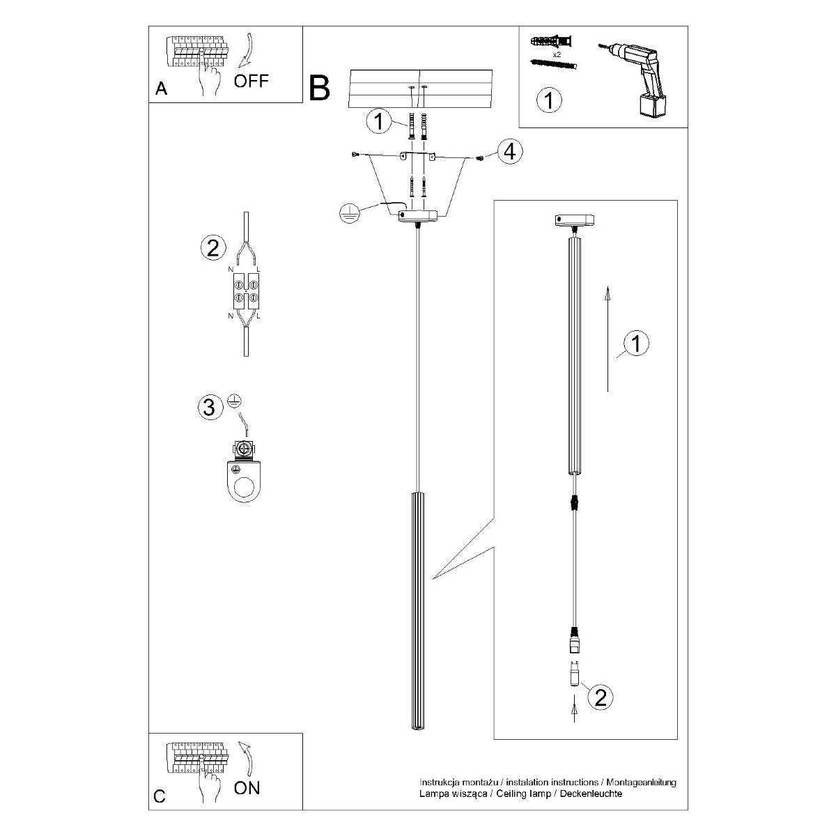 ARCHE 1 Pendelleuchte