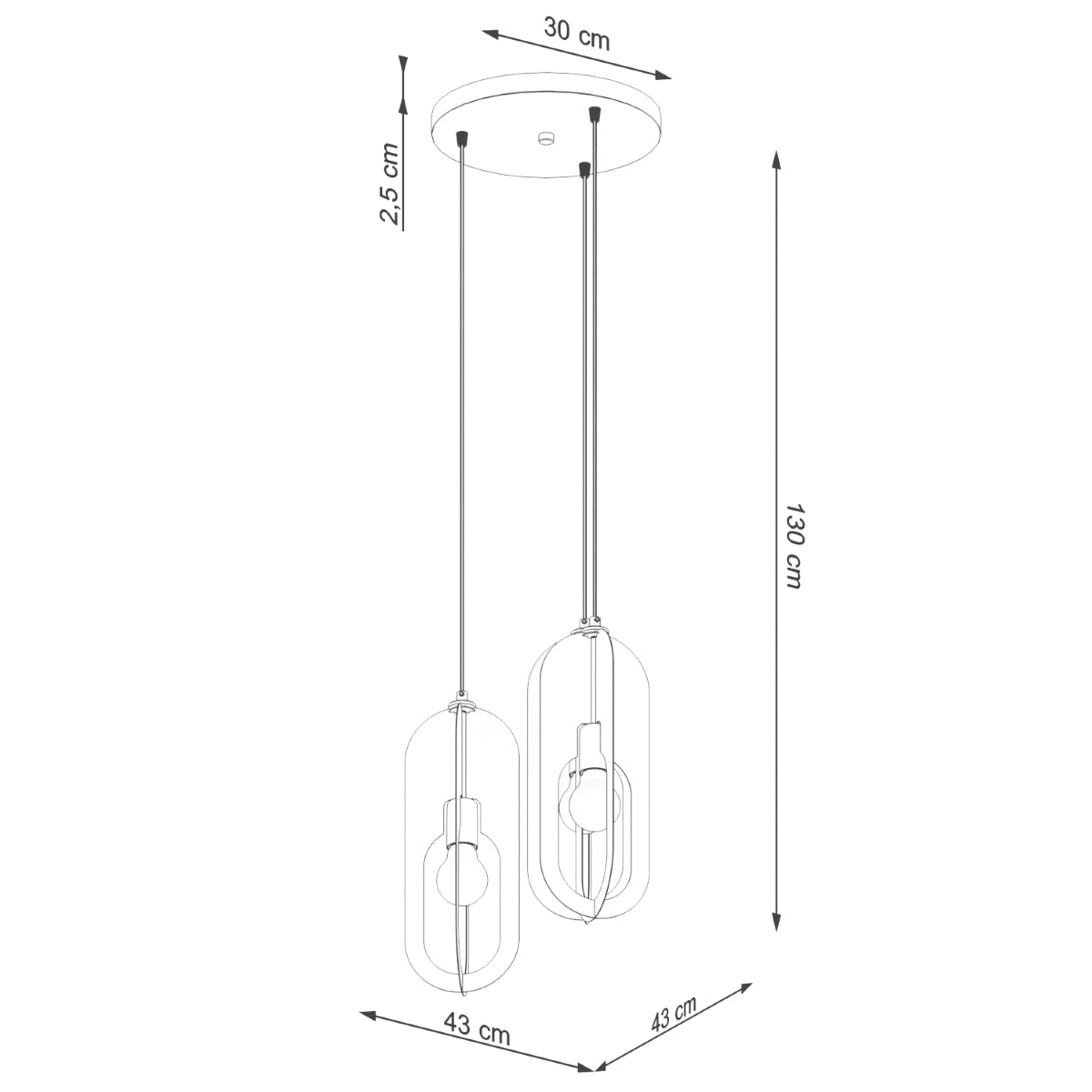 NICUS 3P Pendelleuchte