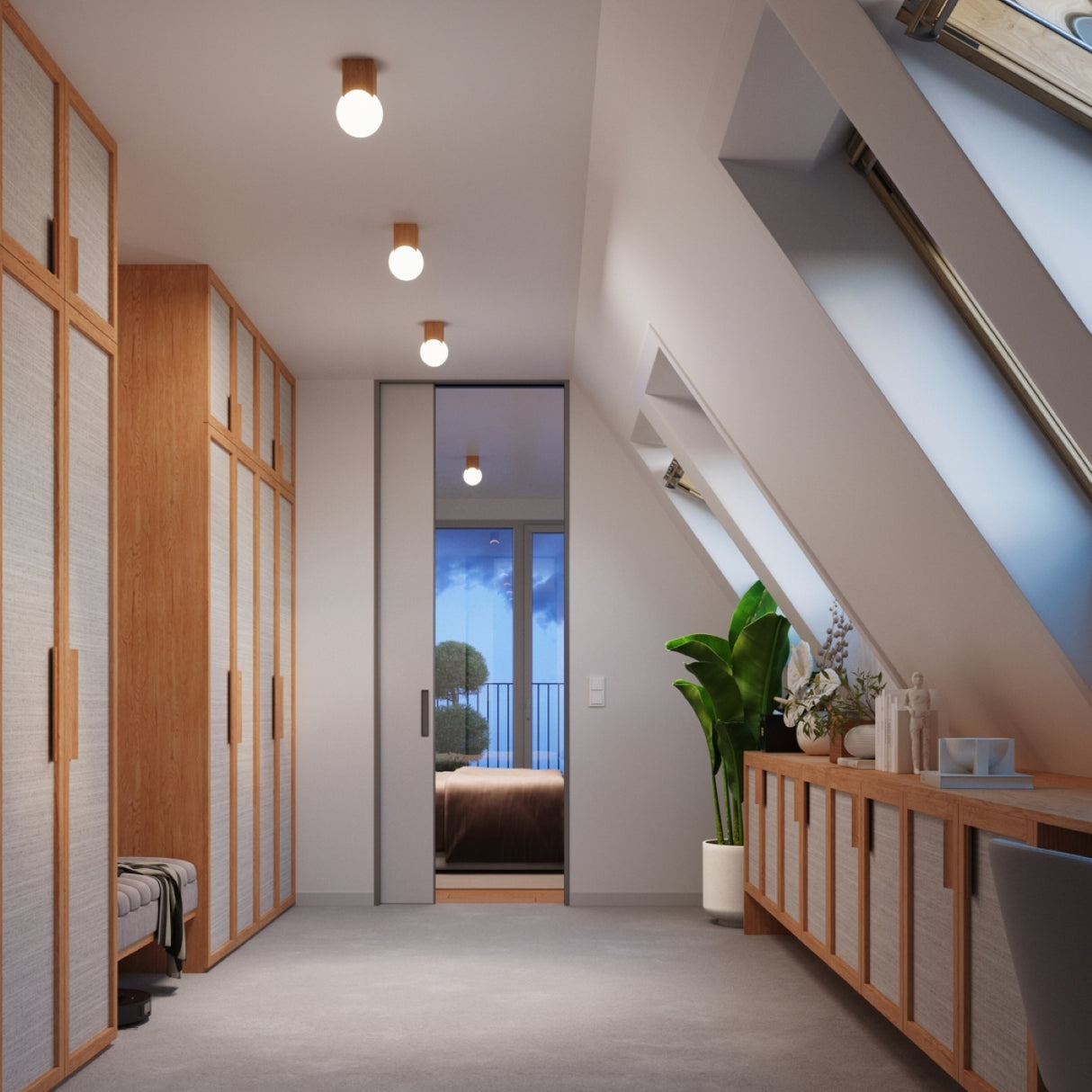 SOLIS Naturholz Plafond