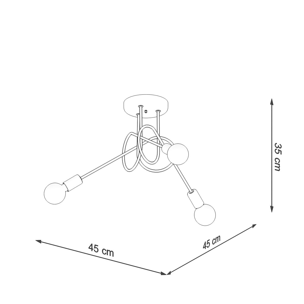 LOOP 3 Kronleuchter
