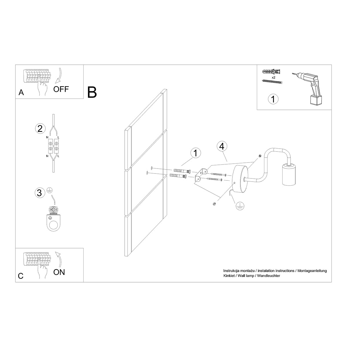 VECTOR Wandleuchte