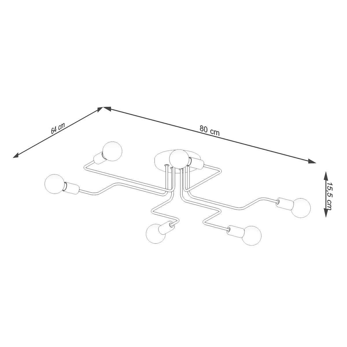 VECTOR 6 Kronleuchter