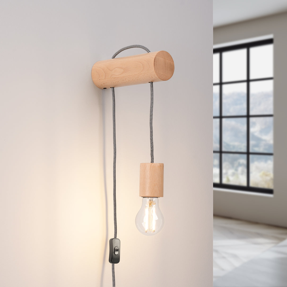 NIMBI Wandleuchte mit Schalter