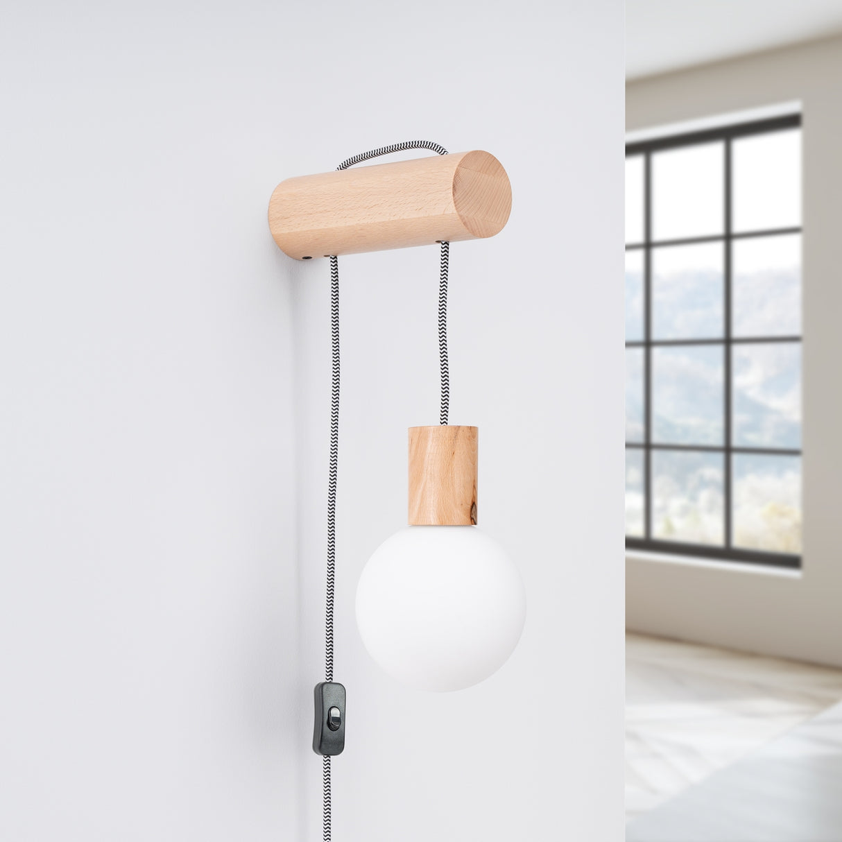 NIMBI Wandleuchte mit Schalter