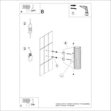 KARBON 20 Wandleuchte