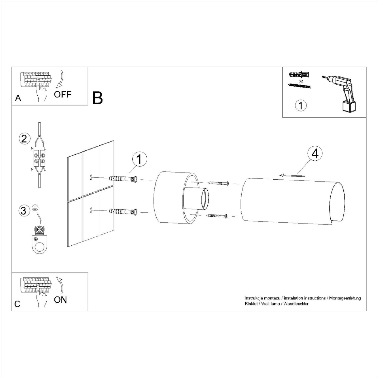 FLASH Wandlampe