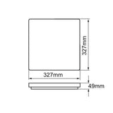 FULGA Q LED Decken-Anbauleuchte quadratisch IP54