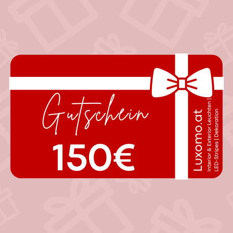 LUXOMO-Gutscheinkarte-Luxomo Leuchten
