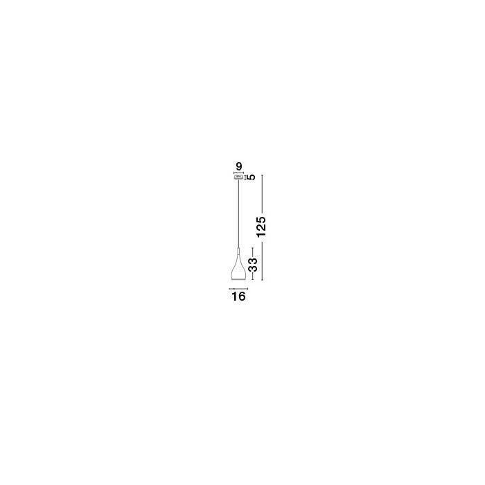 CIOTO Hängeleuchte Ø 16cm-Luxomo Leuchten