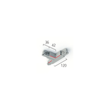 T-Verbinder 3 Phasen-Schiene Schutzleiter AUSSEN