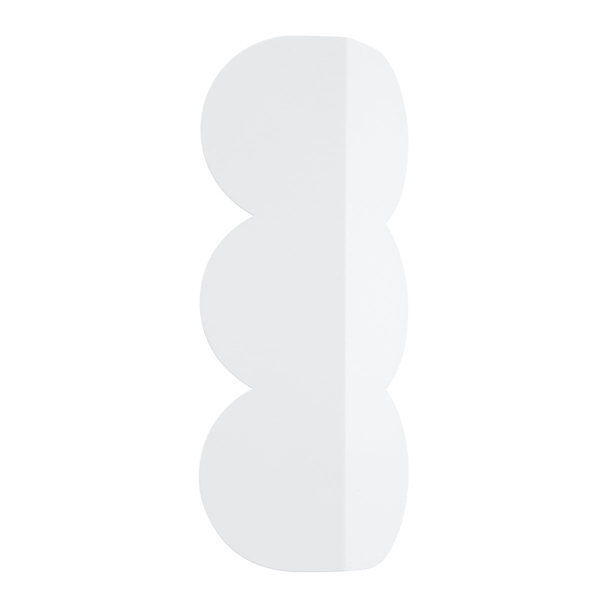 Wellen-Wandleuchte BISCUIT – Skulpturaler Aluminium-Spot in 10 Trendfarben