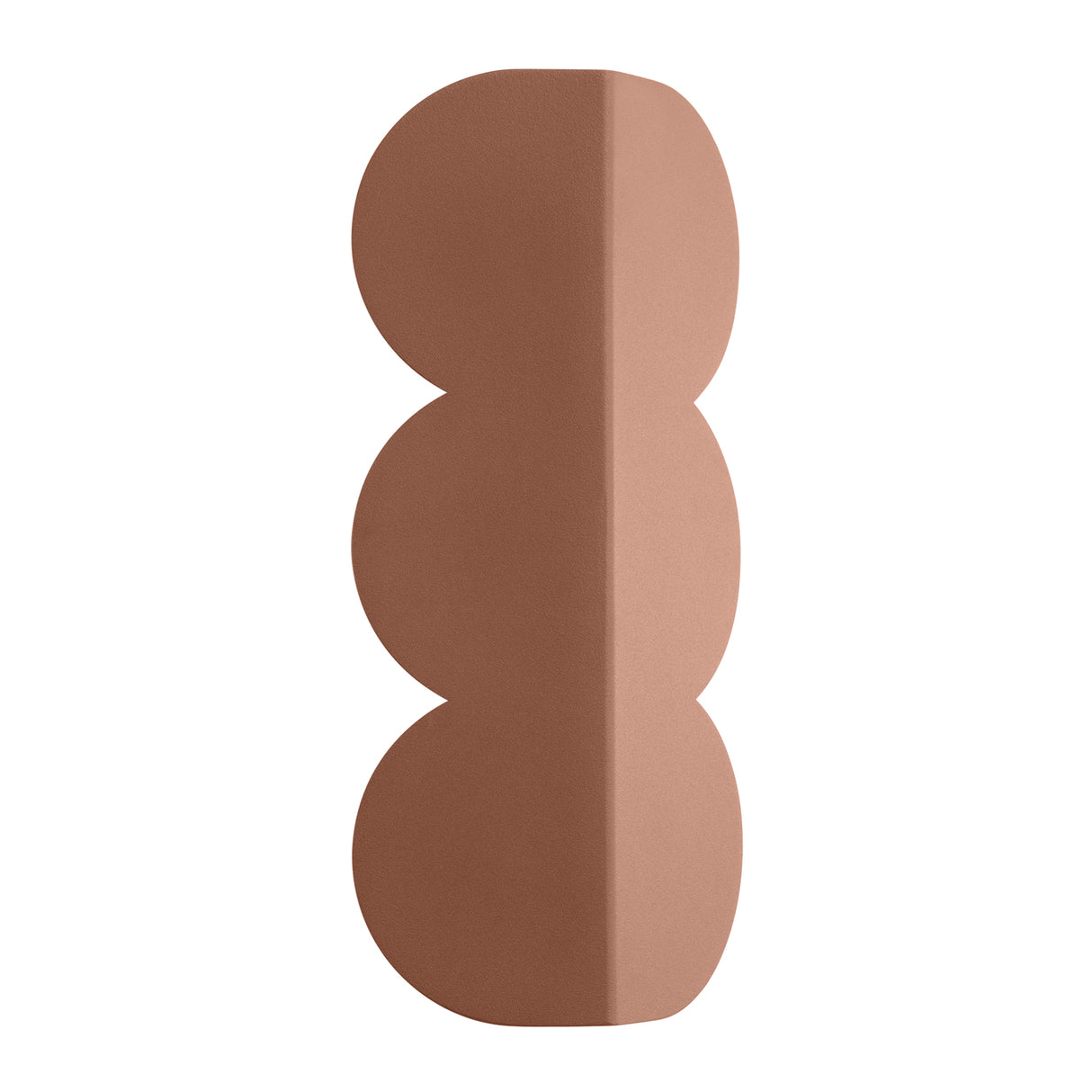 Wellen-Wandleuchte BISCUIT – Skulpturaler Aluminium-Spot in 10 Trendfarben