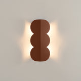 Wellen-Wandleuchte BISCUIT – Skulpturaler Aluminium-Spot in 10 Trendfarben